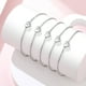 thumbnail image 3 of Silvora Pulsera de corazón inicial Pulseras de dijes Pulseras de cadena de plata de ley 925 para mujeres Adolescentes Niñas - Letra K Silvora Joyas con letras iniciales, 3 of 8