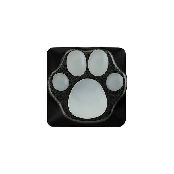 Tecla Con Forma De Pata De Gato De Metal Y Silicona, Tecla Con Forma De Garra De Gato Para Teclado Mecánico Sweethay EL013911-05
