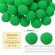 thumbnail image 2 of Pom Poms de 2 pulgadas para manualidades, 20 piezas de pompones para manualidades, bolas esponjosas a granel para sombreros, arte navideño DIY, verdes, 2 of 7
