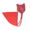 thumbnail image 1 of Fgnfyis sous-Vêtements pour Femmes Femmes Lingerie Aguichant en Forme de Chat Surface Soyeuse et Lisse Culottes String sous-Vêtements Entrejambe Ouvert Strings Culottes Culottes pour Femmes Rouge TG, 1 of 6