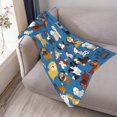 thumbnail image 3 of Cute Dog Puppy Blanket, Soft Blankets Flannel Bed Throw Cozy Lightweight Plush Gifts for Kids Boys Girls Women Men Sofa Couch Bedroom Living Rooms Warm All Season, Home Decor, Small 50"x40", 3 of 6