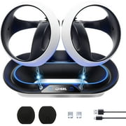 PlayStation 5 & PSVR2 Deluxe Combo, VR2 Headset, Sense Controllers, PS5 Disc Console, DualSense, 4K HDR Advanced Graphical Rendering, Eye Tracking, Adjustable Lens, IGRL Charging Dock- PS5 VR2 Bundle