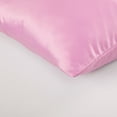 thumbnail image 5 of Kelnaro Satin Body Pillowcase 20x54 Inches, Silky Smooth Hidden Zipper Body Pillow Cover for All Season, Light Pink, 5 of 5