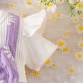 thumbnail image 5 of NIEWTR Baby Girl Bubble Romper Onesie Short Sleeve Toddler Jumpsuit 0 3 6 9 12 18 Month Cute Outfit Summer Clothes(Z13-Purple,1-3 Months), 5 of 9