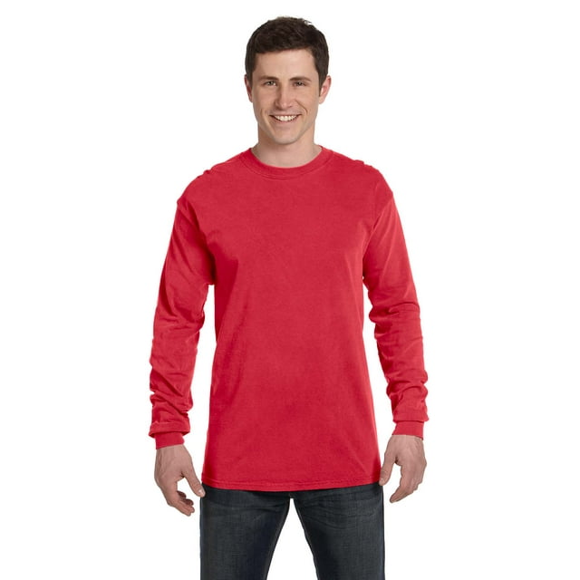 Comfort Colors T-Shirt à Manches Longues pour Adulte, Poids Lourd, RS