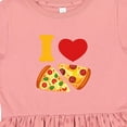 thumbnail image 4 of Inktastic I Love Pizza Girls Toddler Dress, 4 of 5