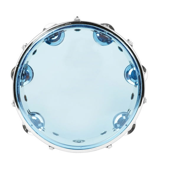 ITSELFER Percussion Instrument 8 Inch Self-tuning Double Row Tambourine for Playing