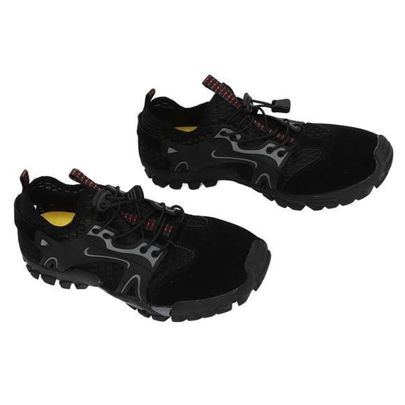 Zapatos para caminar al aire libre, zapatos de senderismo para hombres, zapatos deportivos transpirables negros, zapatos de senderismo de secado rápido, creados magistralmente