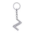 thumbnail image 1 of Up to 65% Off 26 Letters Key Ring Chain Unisex Keychain Fashion New Alphabet Keyring Gift Necklace Rings Earring Jewelry on Clearance, 1 of 1