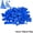 Blue-100Pcs, variant on 100Pcs Bulk Parts Thin Bricks 12 Size Mixed 15 Color Building Blocks Figures MOC Model Educational Construction Toy for Kid Gift