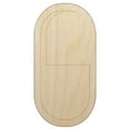 thumbnail image 1 of Pill Medicine Wood Shape Unfinished Piece Cutout Craft DIY Projects - 6.25 Inch Size - 1/4 Inch Thick, 1 of 7
