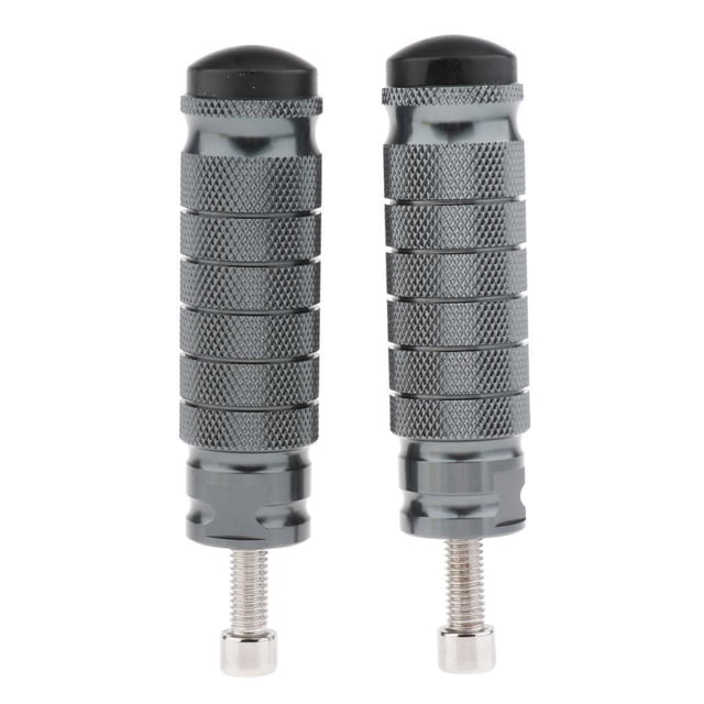 2 piezas motocicleta Rearset reposapiés clavijas de pie Scooters pedales de Titanio Cola Reposapiés de motocicleta