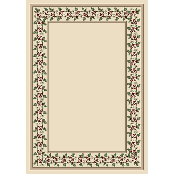 Milliken Design Center Area Rug WILDBERRY OPAL Wildberry Opal Petals Bulbs 3' 10" x 5' 4" Rectangle