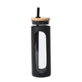 thumbnail image 1 of Silicone sleeve single-layer glass cup, large capacity juice water cup, 1 of 1