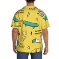 thumbnail image 7 of PAYOHTO Skateboarding Elements Mens Hawaiian Casual Short-sleeved Shirt Tropical Summer Beach Button Down Shirts, 7 of 7