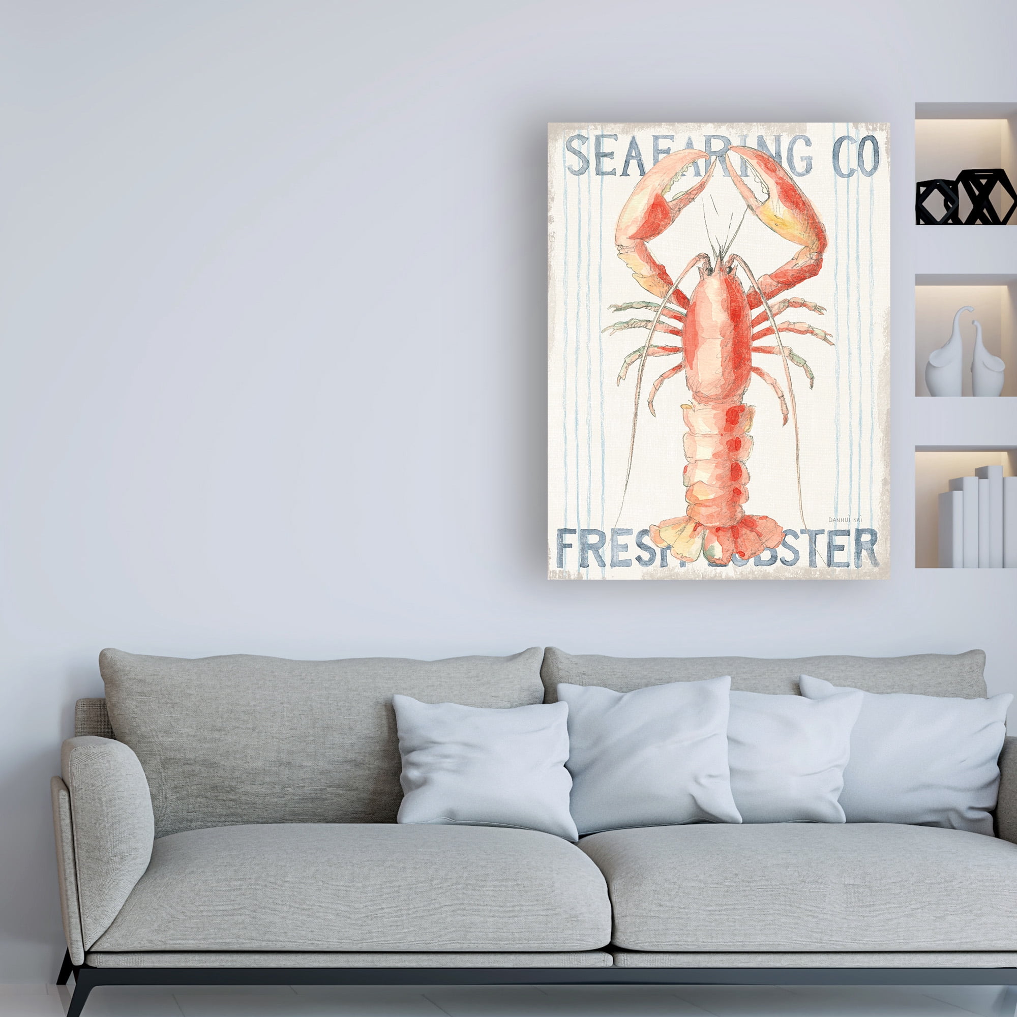 Trademark Fine Art 'Floursack Nautical II' Canvas Art by Danhui Nai
