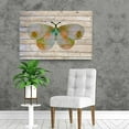 thumbnail image 4 of Idea4wall Vintage Canvas Wall Art Colorful Butterfly Canvas Prints for Home Wall Decor, 24"x36", 4 of 5