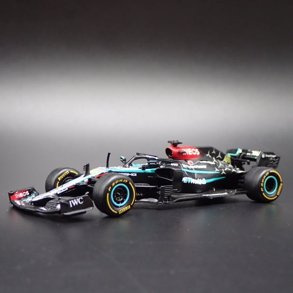Open Box MERCEDES-AMG F1 W12 E PERFORMANCE LEWIS HAMILTON 44 1:64 SCALE DIECAST MODEL CAR