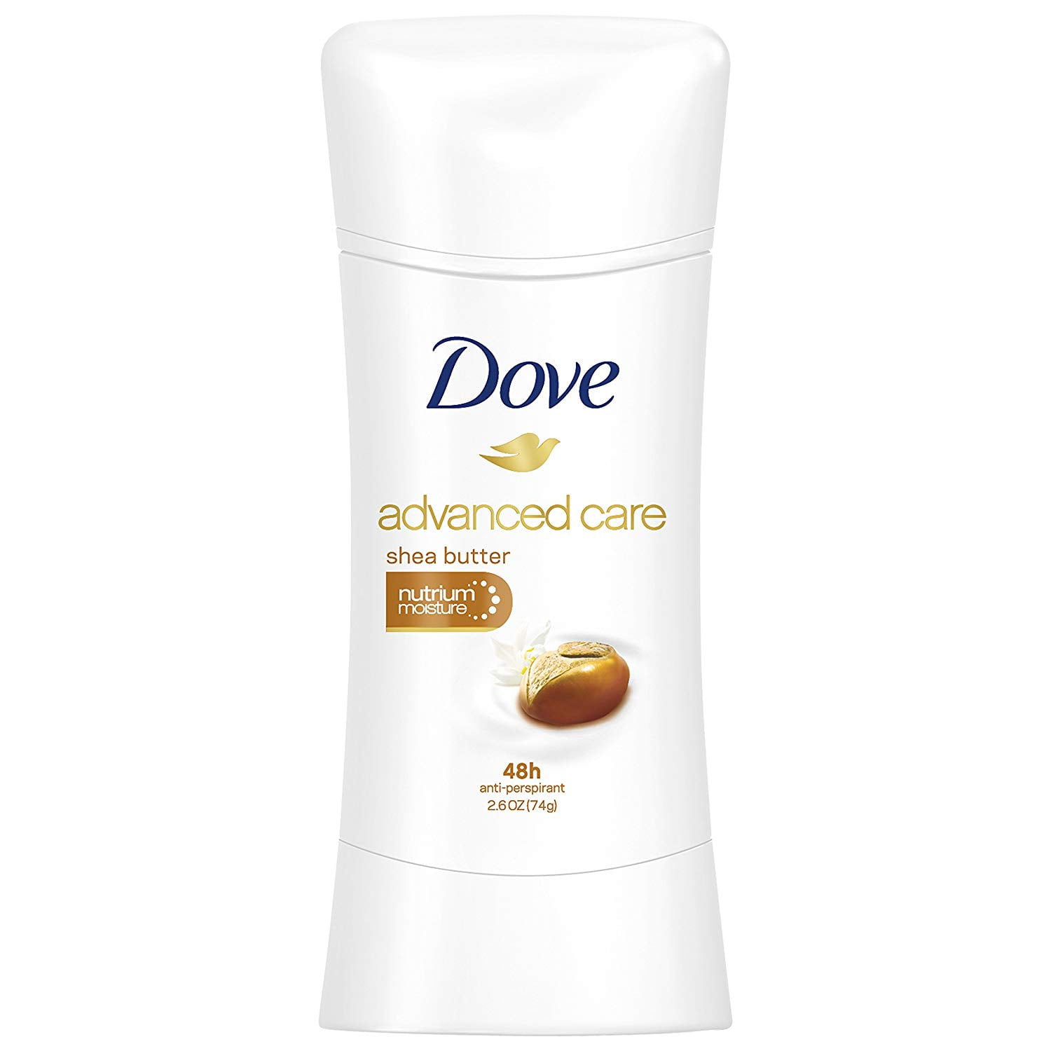 Pack of (12) Dove Advanced Care Antiperspirant Deodorant, Shea Butter 2.60 Ounce