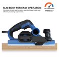 thumbnail image 2 of 82mm Electric Planer 17000RPM Electric Router Trimmer Wood Cutting Machine Woodworking Tool, 2 of 6