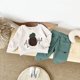 thumbnail image 2 of Spring Baby Hoodies Set 0-3Y Boys Pullover and Pants 2Pcs Toddler Sweatshirt Suit Children's Clothes Kid's Casual Outfit, 2 of 6