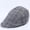 B, variant on B Vintage Beret Men's Mesh Cap Polyester Newsboy Hats for Men Cabbie Hunting Cap Weave Linen-Like Cotton One Size