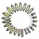 thumbnail image 2 of 23 piezas Kit de bombillas LED para luz interior de coche, luz de techo, maletero, mapa, matrícula, 2 of 5