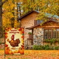 thumbnail image 5 of Hello Thanksgiving Garden Flag Happy Thanskgiving Washable Garden Decor for Outdoor Cartoon Thanksgiving Day Porch Flag - for Farmhouse Patio Porch Backyard Deco (28x40 Inch), 5 of 6