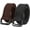 D-black+dark Coffee, variant on Men Canvas Fabric Belts Casual Web Cloth Belts with Black Double Ring Buckle 2 Pack