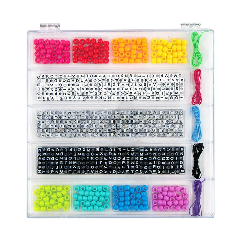  COHEALI 800pcs Alphabet Beads Decked Accessories