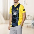 thumbnail image 4 of 2024-2025 Borussia Dortmund camiseta camiseta de fútbol con cuello en V traje diario fresco, 4 of 9