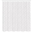 thumbnail image 3 of Ambesonne Jasmine Shower Curtain, Pastel Abstract Spring Art, 69"Wx70"L, White Purple Grey, 3 of 3