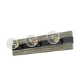 thumbnail image 2 of Hunter - Donelson 3-light Brushed Iron, Medium Size Vanity Light, Dimmable, Transitional Style, for Bedrooms, Dining, Living Rooms - 19773, 2 of 6