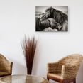 thumbnail image 2 of Masterpiece Art Gallery True Love Two Horses by Belle Maison Canvas Photo Art Print 22" x 28", 2 of 4