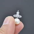 thumbnail image 5 of Earring Backs 100Pairs Plastic Earring Backs with Pad Soft Clear Ear Safety Back Pads Backstops Replacement for Fish Hook Earring Studs Hoops(200), 5 of 5