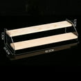 thumbnail image 1 of ruzhgo Acrylic Riser Stand Shelf for acrylic stands acrylic stands for display acrylic Figure Toys Display Rack 2 layer 15.7inch width, 1 of 9