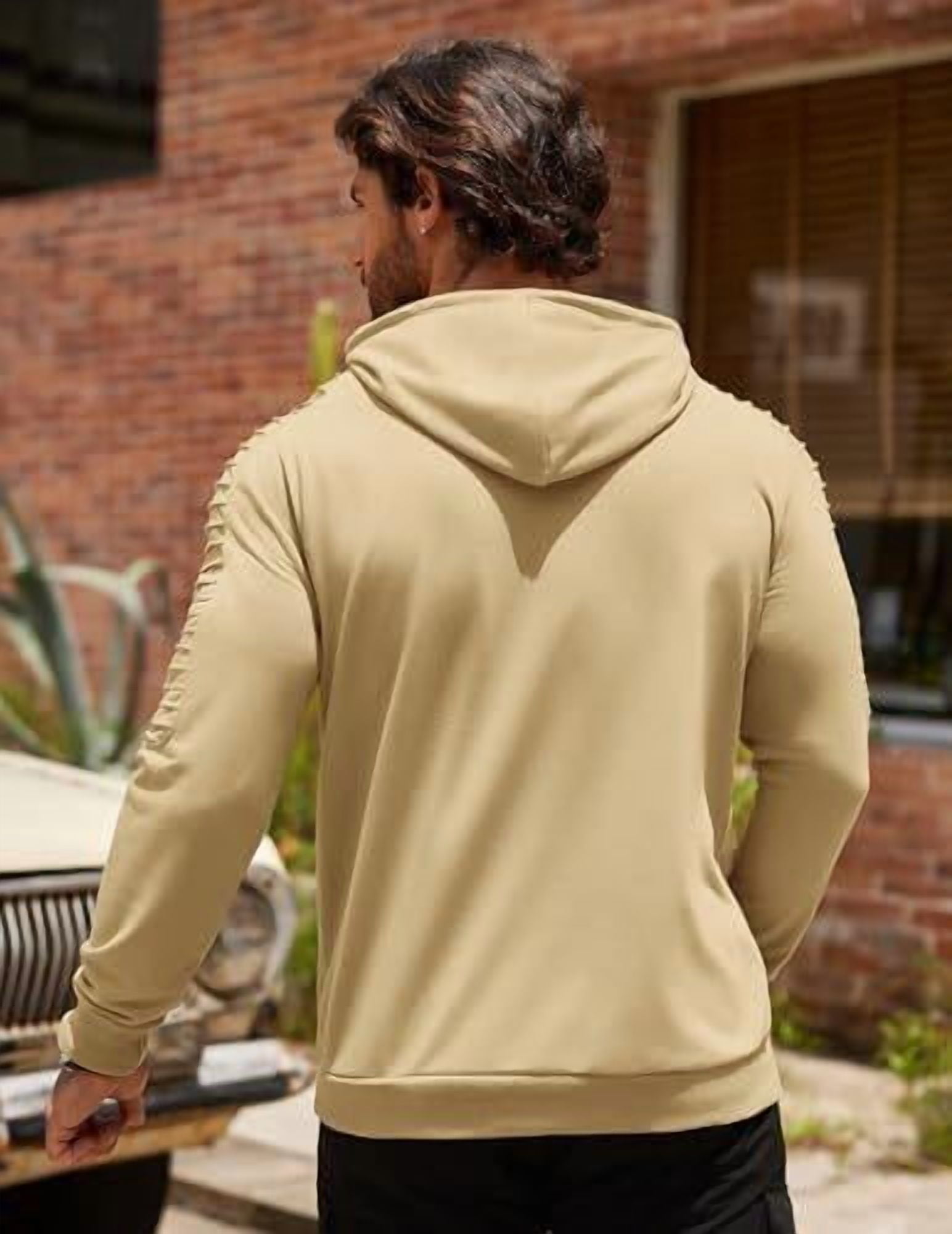 COOFANDY Mens Hoodie Casual Drawstring Athletic Hoodies Hooded Pullover Sweatshirts with Pocket