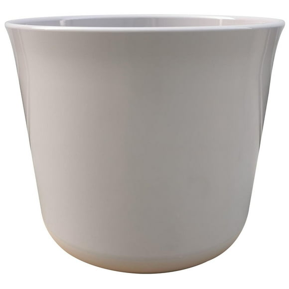 Hometrends 22in Holden Extra Large Grey Plastic Planter, Frost and fade resistant