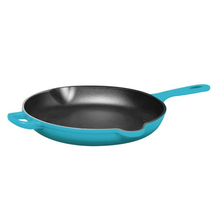 

Chantal Sea Blue 10 Inch Round Cast Iron Skillet