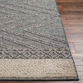 thumbnail image 4 of Hauteloom Areli Living Room, Bedroom Patio Outdoor Area Rug - Blue, Gray, Brown - 6'7" x 9', 4 of 7