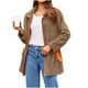 thumbnail image 3 of Conjuntos de trabajo para mujer,Chaqueta informal para mujer, manga larga, bolsillo con cremallera en contraste, cuello alto, poliéster, corte holgado para uso diario, sopatenor, 3 of 9