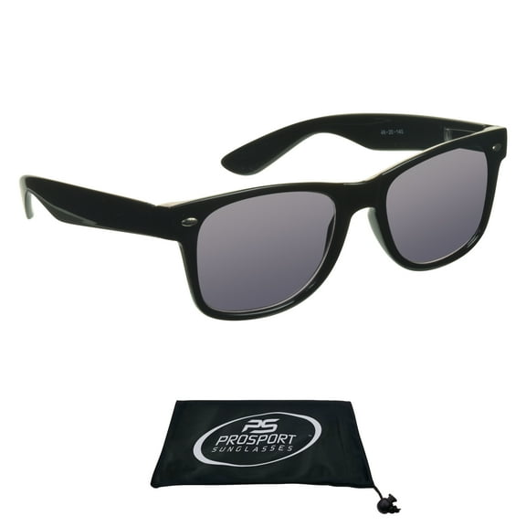 Sunglass Monster Full Lens Reading Sunglasses for Men and Women, Black