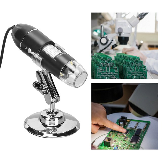 Microscopio De Mano, Microscopio De Bolsillo 300000 PX USB Tipo C Con Disco óptico Para PC