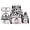 Cute Cow Spots, variant on Yspwyqan Kids Backpack Set with Lunch Box and Pencil Case, Capybara Math 17 Inch 600D Polyester Bookbags for School Travel Hiking Daypack Ages 8-15