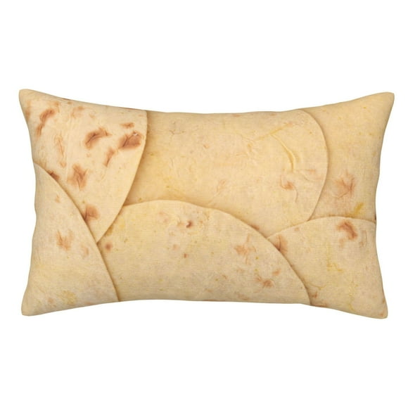 Balery taco tortilla Funda de Cojín Estampada, Regalos para Mujeres, Regalos de Amor para Ella, Regalos para Novia o Esposa, Funda de Almohada-16"x24"