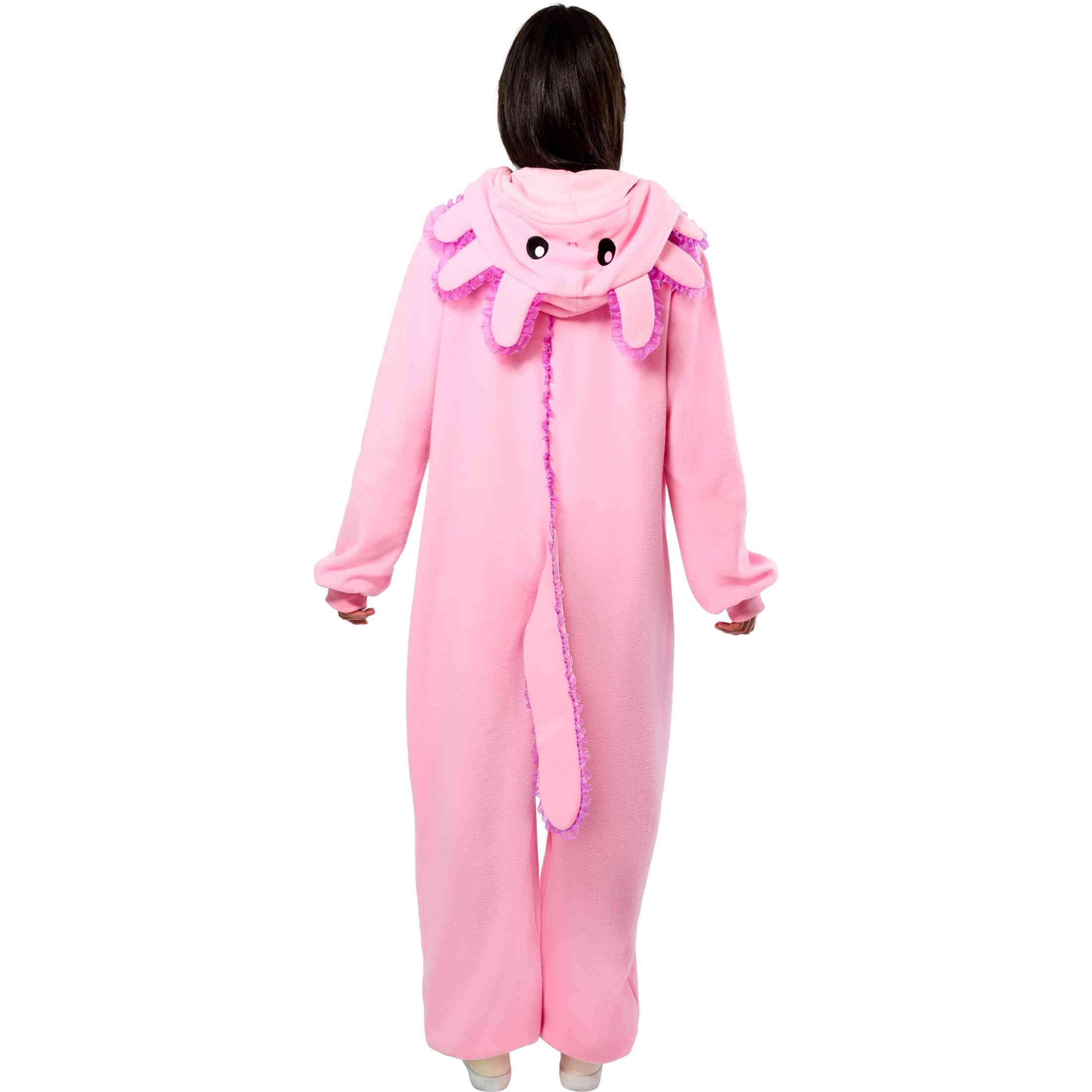 Axolotl Halloween Costume for Adults, Adult Size S (28-34), by Way to Celebrate