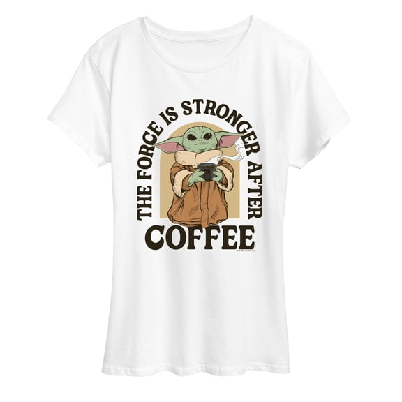 Star Wars - Force Stronger Coffee - Women's Short Sleeve Graphic T-Shirt