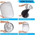 thumbnail image 3 of QQJ 1pcs Foldable Sunroof Shade Sunshade Heat Isolate fit for Mini Cooper, Clubman & Countryman R56 All Years (Black-1Pcs), 3 of 6