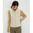 thumbnail image 3 of Wenseny Women’s Stand-up Collar Padded Warm Puffer Vest Zipper Outerwear Quilted Coat Ivory 2XL, 3 of 8