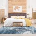 thumbnail image 5 of Luxe Weavers Nuvola 8722 Abstract Area Rug Blue 5x7, 5 of 9